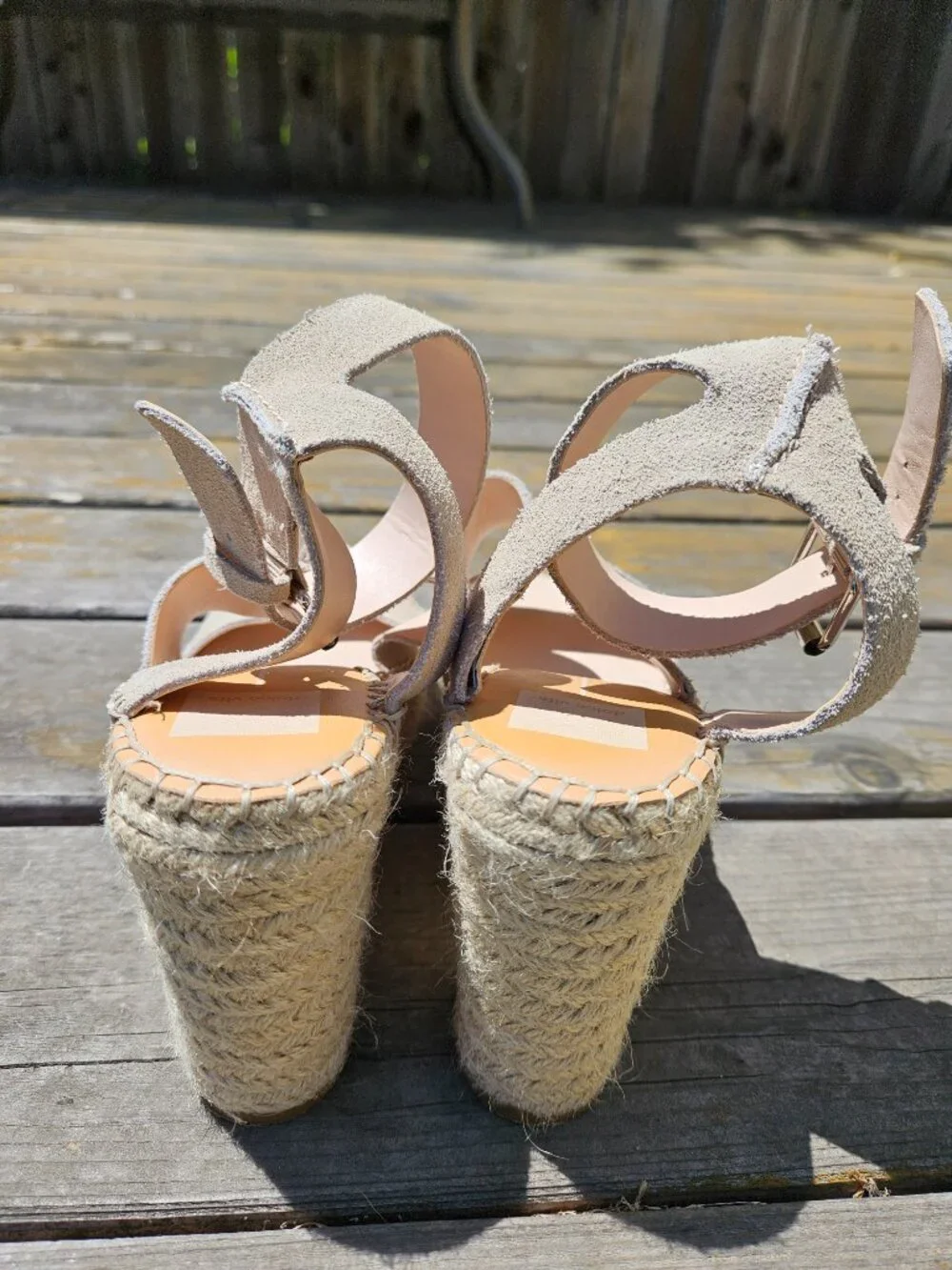 Dolce Vita Espadrille platform wedge strappy heel size 9